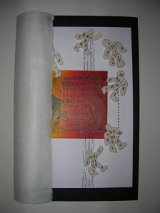 El poder de las palabras. T. mixta. 0,29 x 0,40 m. 2007