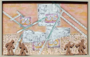 Personajes al margen (0,75mx0,50m).T. mixta. 2009